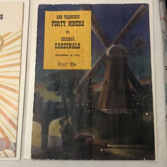Bundle vintage 1951 and 1957 Chicago VS SF 49ERS NFL football program - Picture 3 of 13
